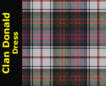 Clan Donald Dress Tartan Wool