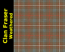 Fraser Weathered Tartan Wool Ladies Dance Kilt