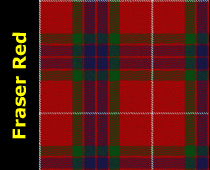 Fraser Red Tartan Wool Scarf