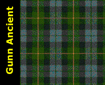 Clan Gunn Ancient Tartan Wool