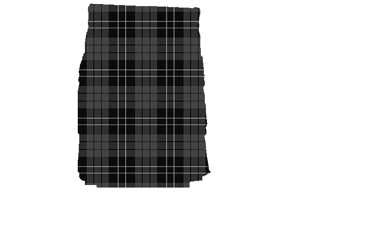 Hamilton Grey Tartan Kilt Apron