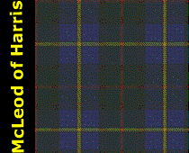 McLeod of Harris Tartan Wool Fly Plaid