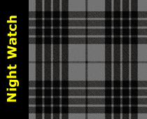 Night Watch Tartan Wool Ladies Dance Kilt