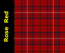 Rose Red Tartan Wool Fly Plaid